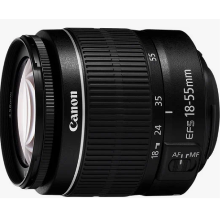 Объектив Canon EF-S 18-55mm f/3.5-5.6 IS STM, черный