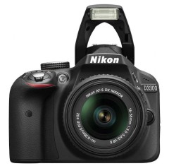 Фотоаппарат Nikon D3300 Kit AF-P DX 18-55mm F/3.5-5.6G VR, черный.